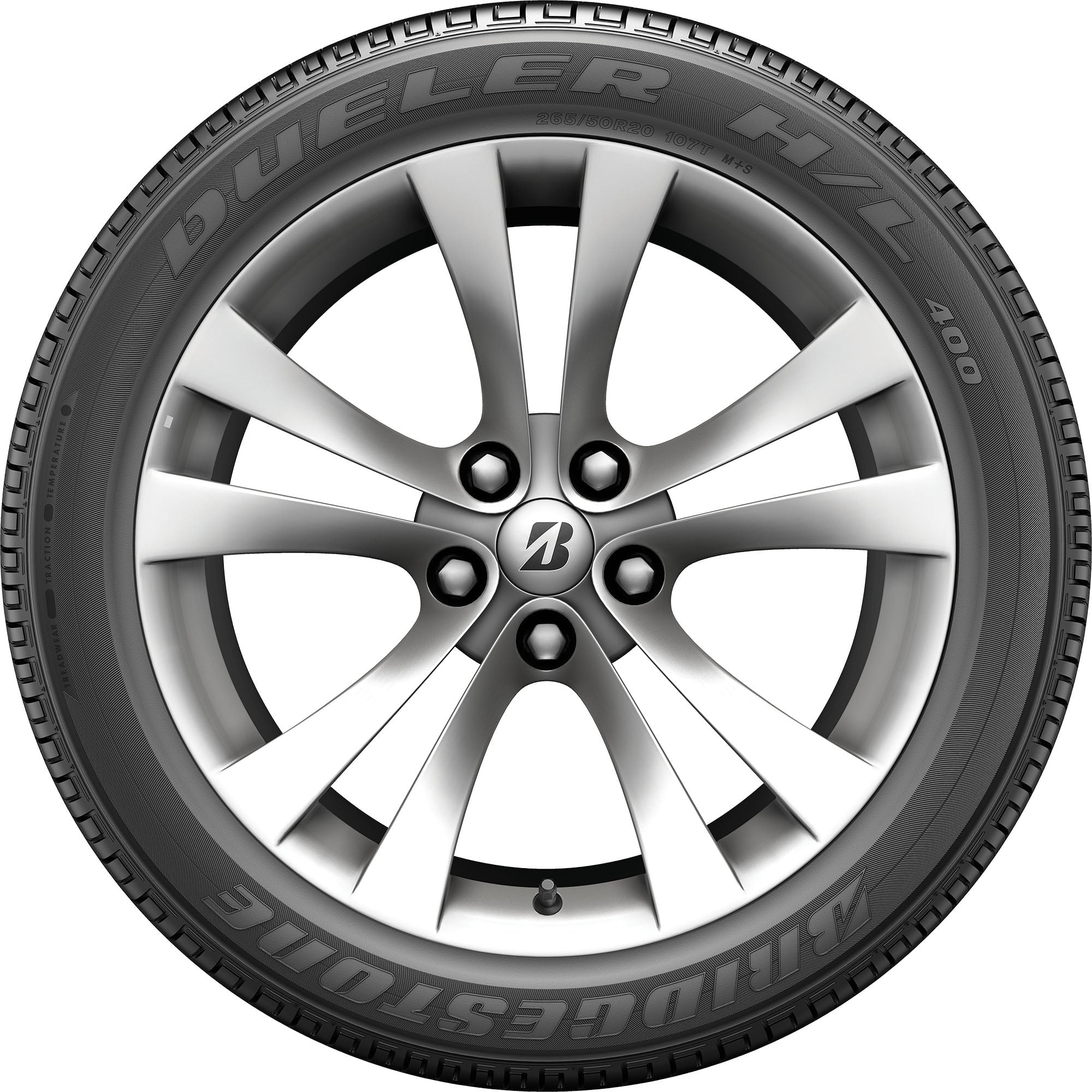 Bridgestone Dueler H/L 400 All Season 265/45R21 104V Passenger Tire Bridgestone