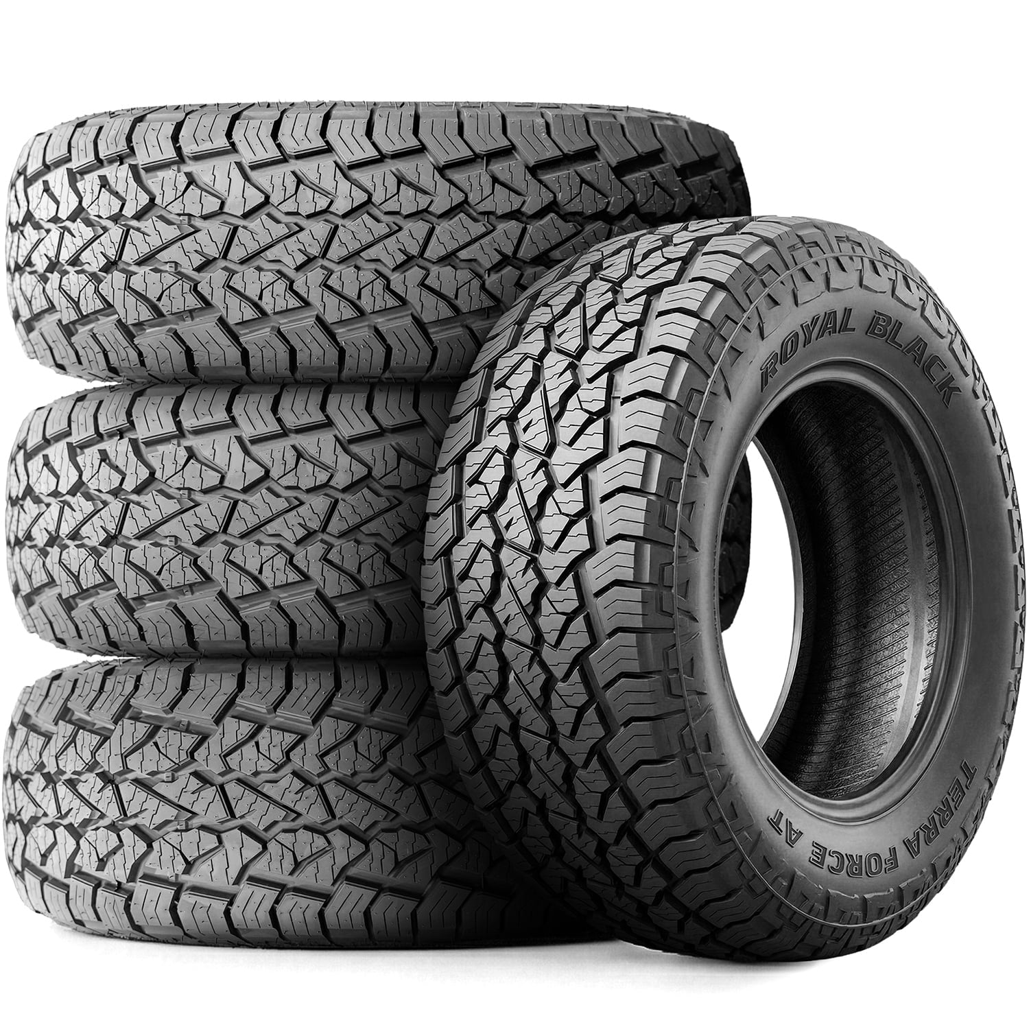 Royal Black Terra Force AT 245/70R17 119/116S E 10 Ply a/t All Terrain Light Truck Tire Royal Black