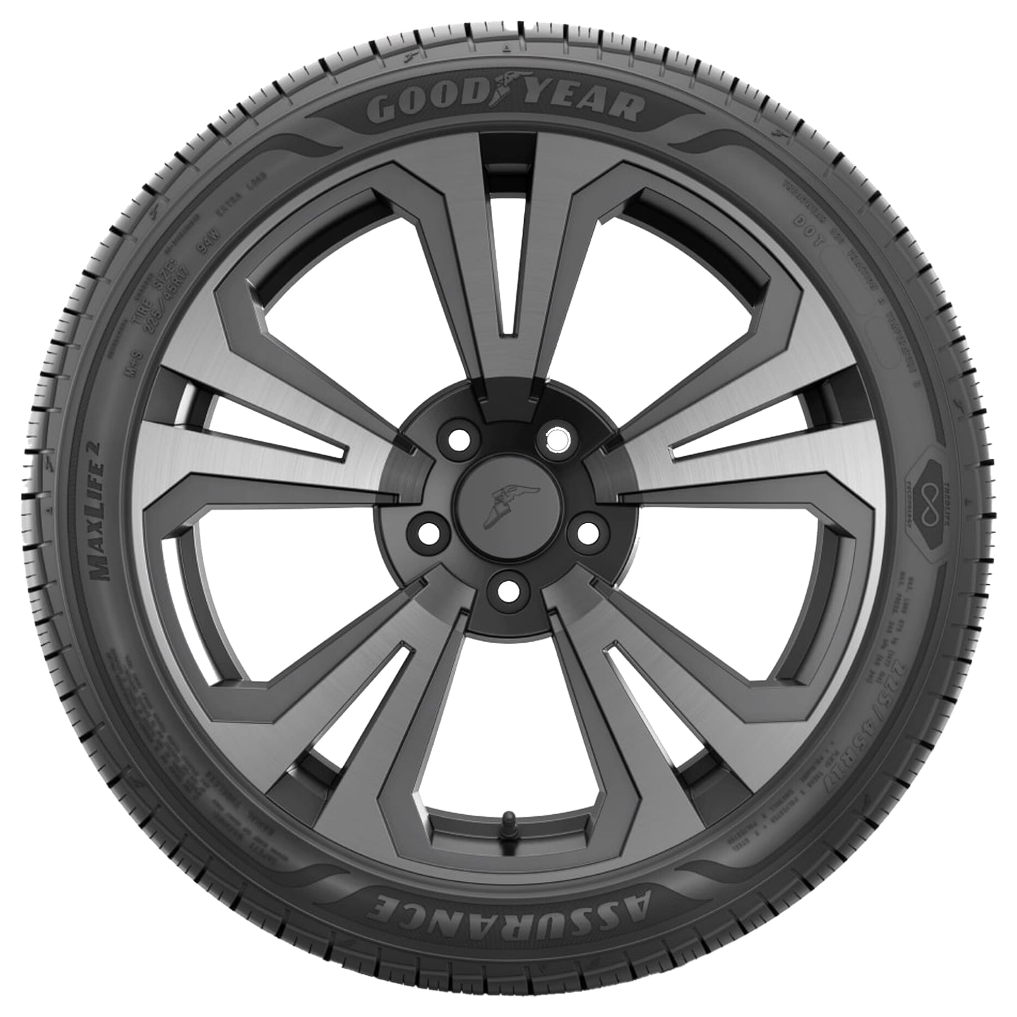 Goodyear Assurance MaxLife 2 Touring 235/60R19 103V Passenger Tire Goodyear