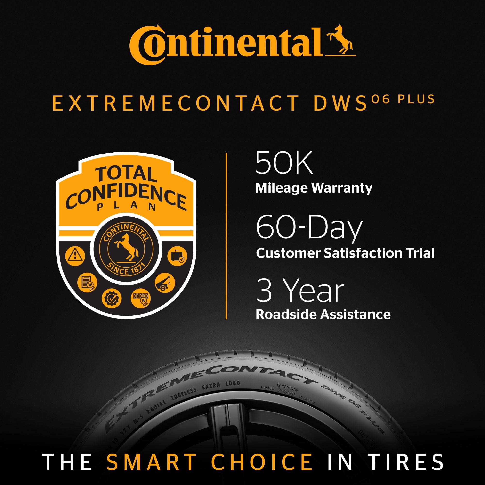Continental ExtremeContact DWS06 PLUS UHP All Season 275/40ZR22 108W XL Passenger Tire Continental