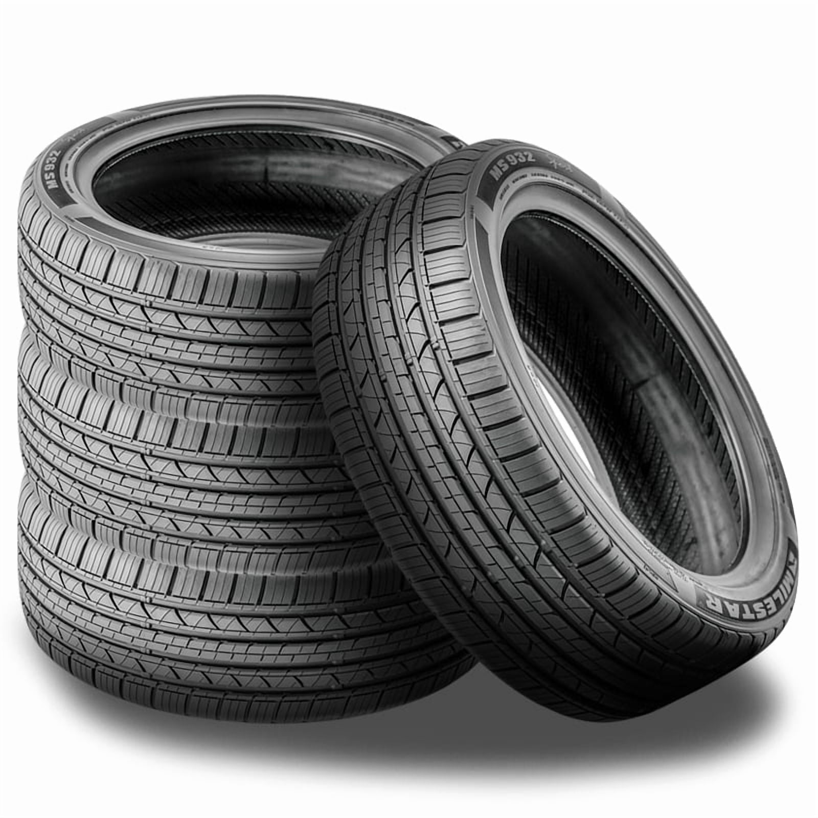 4 Milestar MS932 Sport 245/55R19 103V All Season Performance 60K Mileage Tire 24377001 / 245/55/19 / 2455519 Milestar
