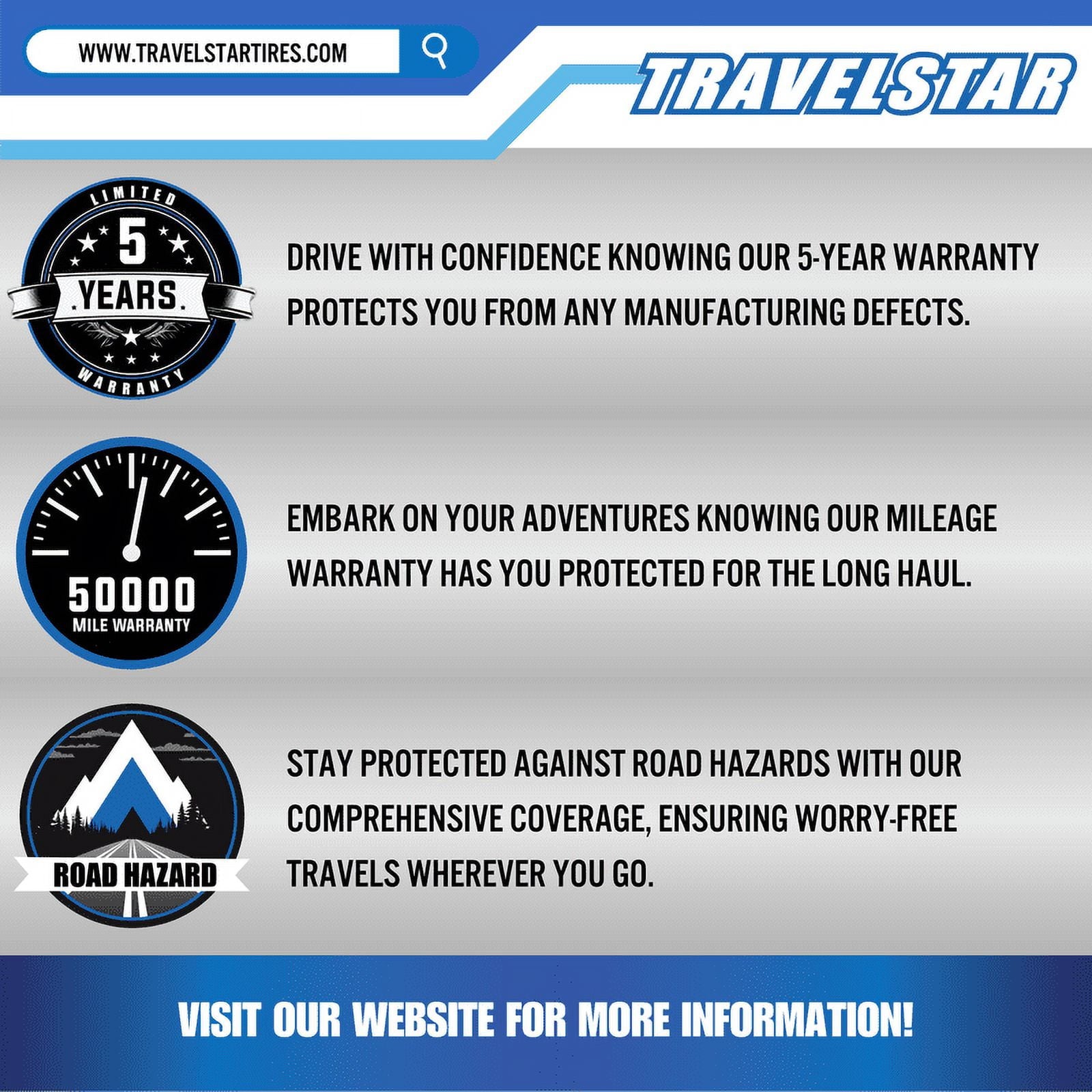 Travelstar UN66 255/65R18 255/65/18 111H High Performance All Season Crossover CUV/SUV Tire(No Rim) Travelstar