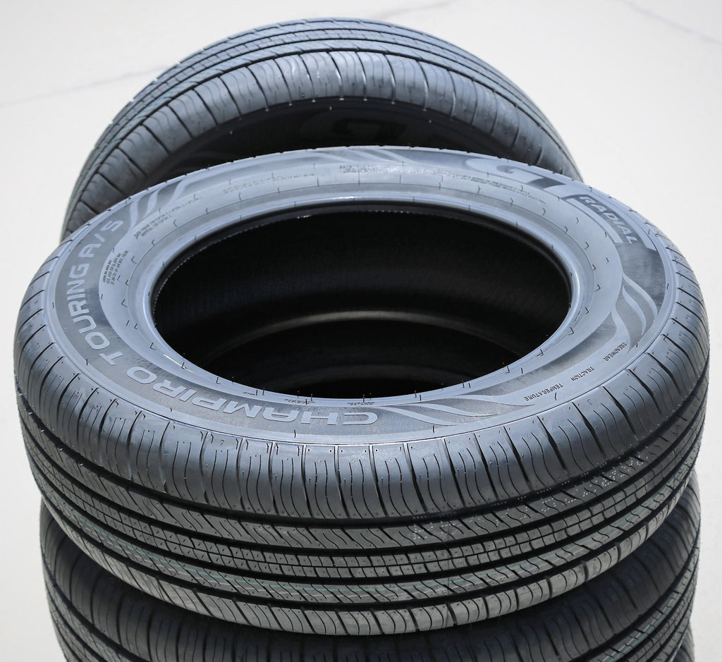 Set of 4 GT Radial Champiro Touring A/S 195/60R15 88H All Season Tires GT Radial