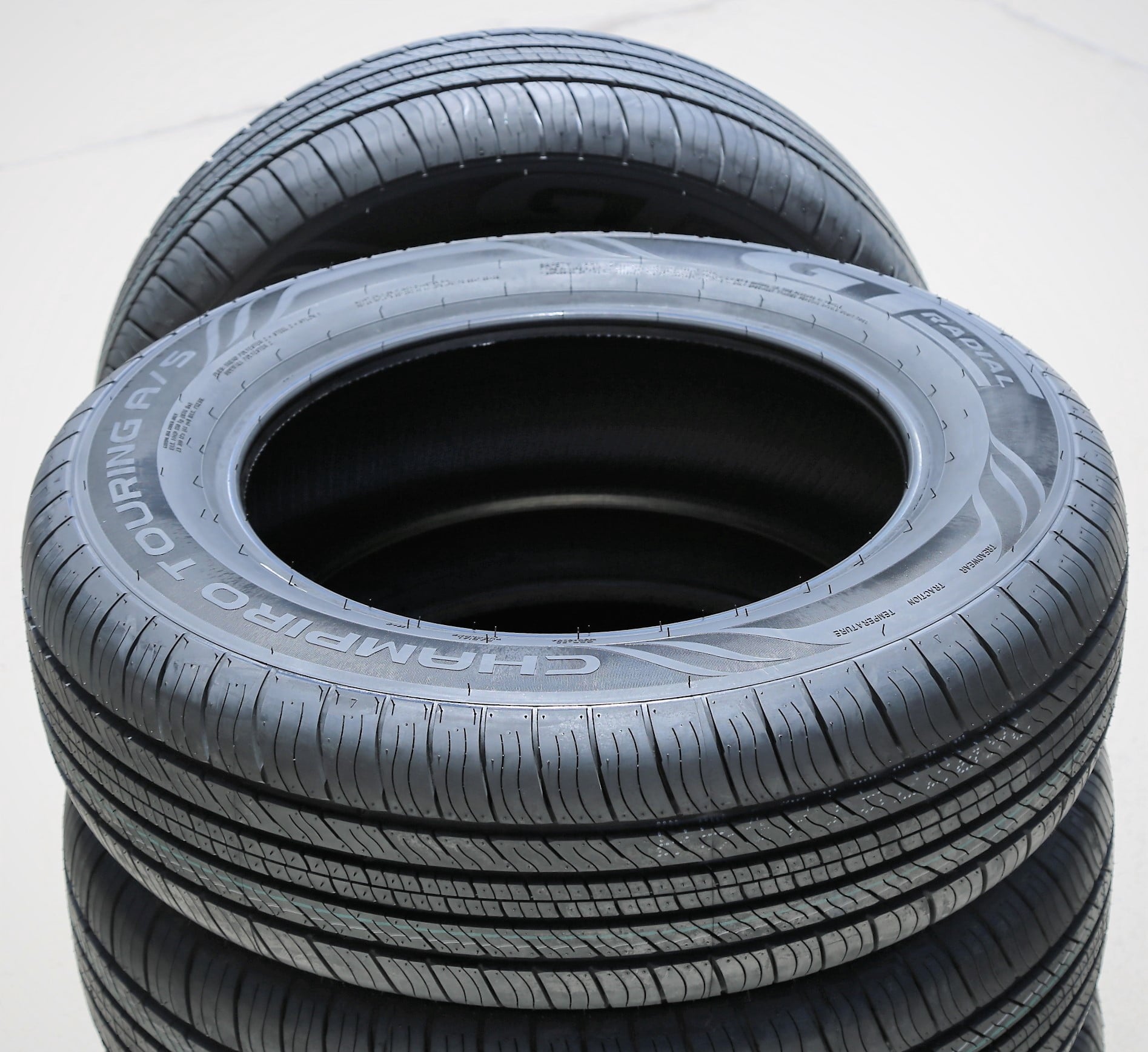 Set of 4 GT Radial Champiro Touring A/S 195/60R15 88H All Season Tires GT Radial