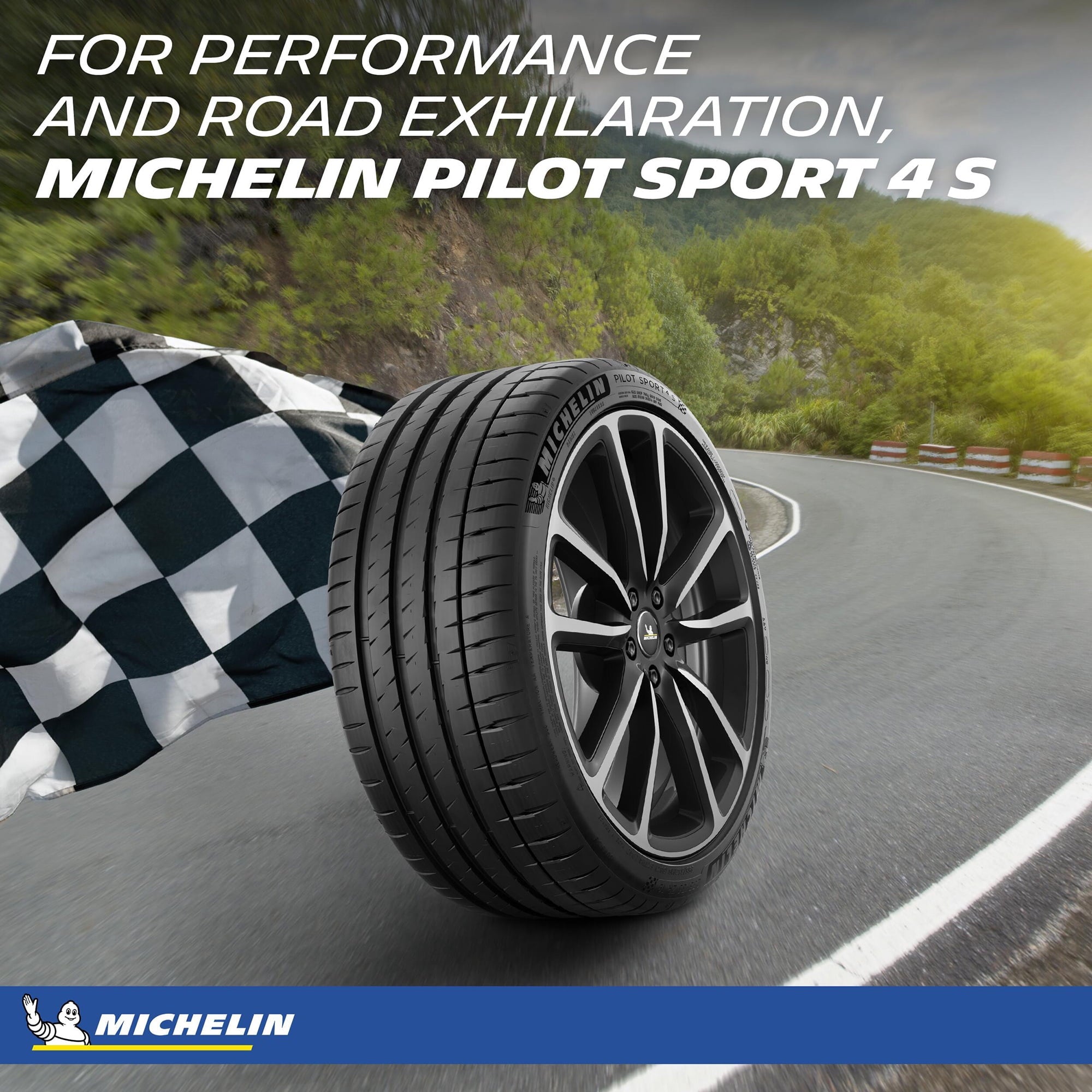 Michelin Pilot Sport All-Season 4 325/30ZR19 (101Y) Tire Michelin