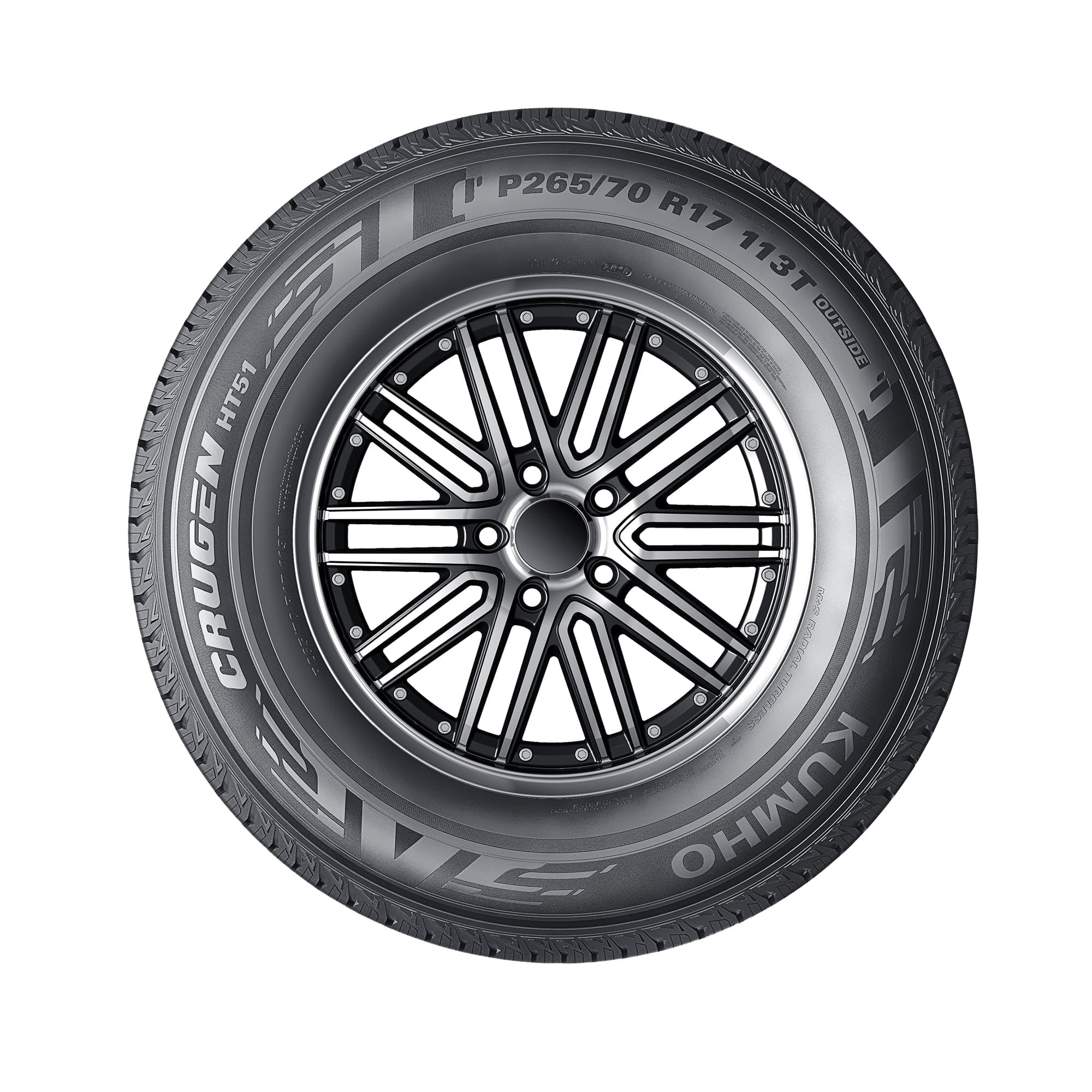 Kumho Crugen HT51 All Weather 265/70R17 113T Light Truck Tire Kumho Tire