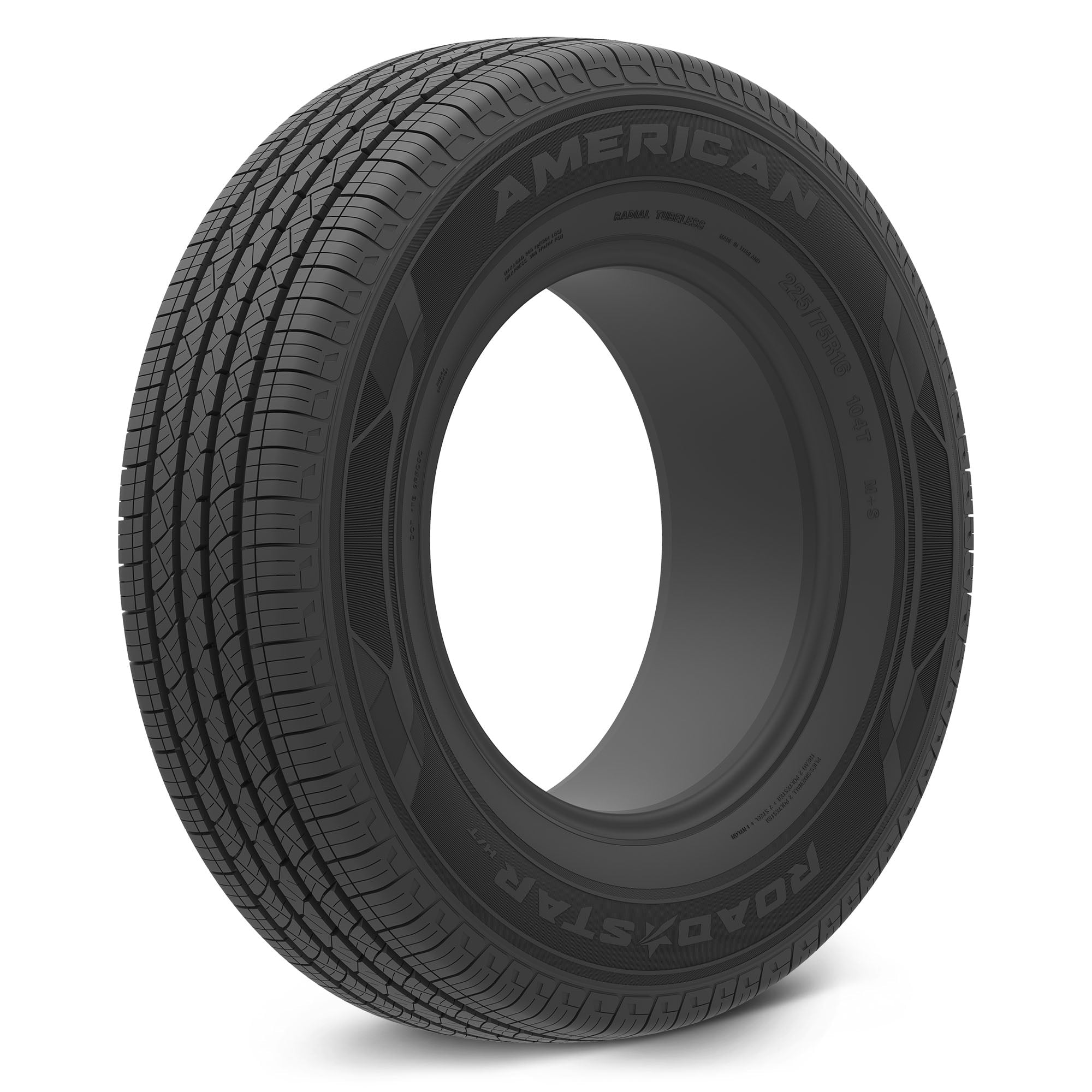 American Roadstar H/T All Season LT225/75R16 115/112S E Light Truck Tire American Roadstar