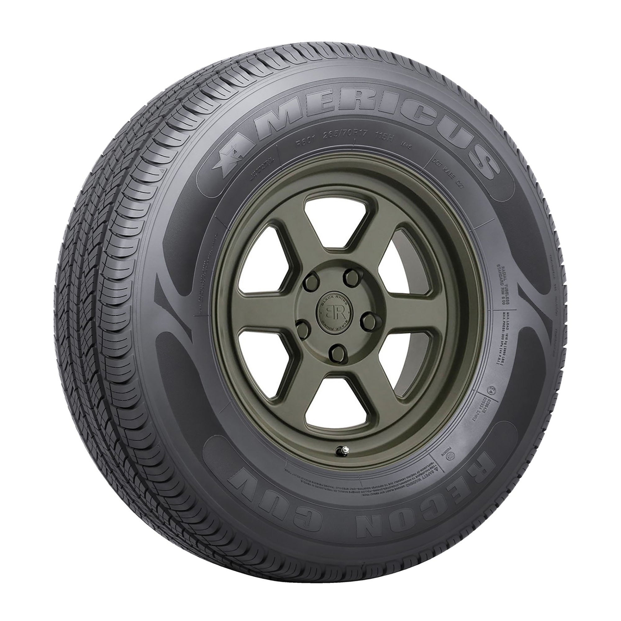 Americus Recon CUV All Season 245/70R17 110H Passenger Tire Americus