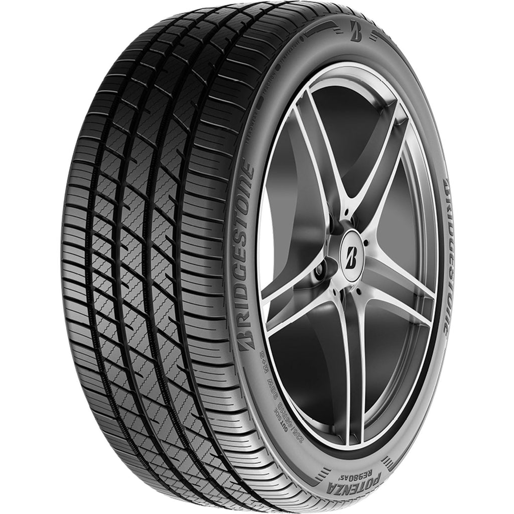 Bridgestone Potenza RE980AS+ Performance 225/45R19 96W XL Passenger Tire Bridgestone