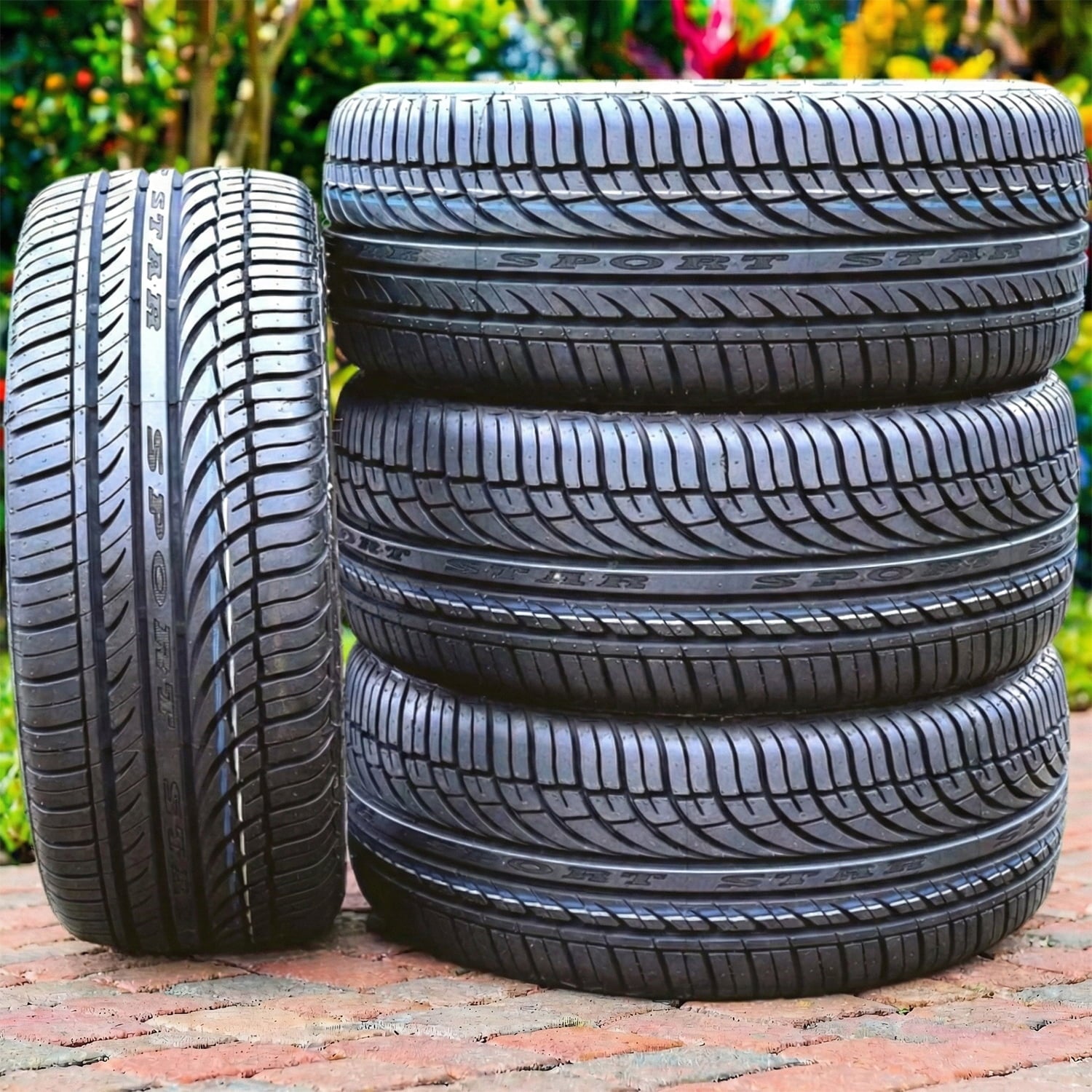 Set of 4 Fullway HP108 225/60R16 98H Performance a/s All Season Tires Fullway