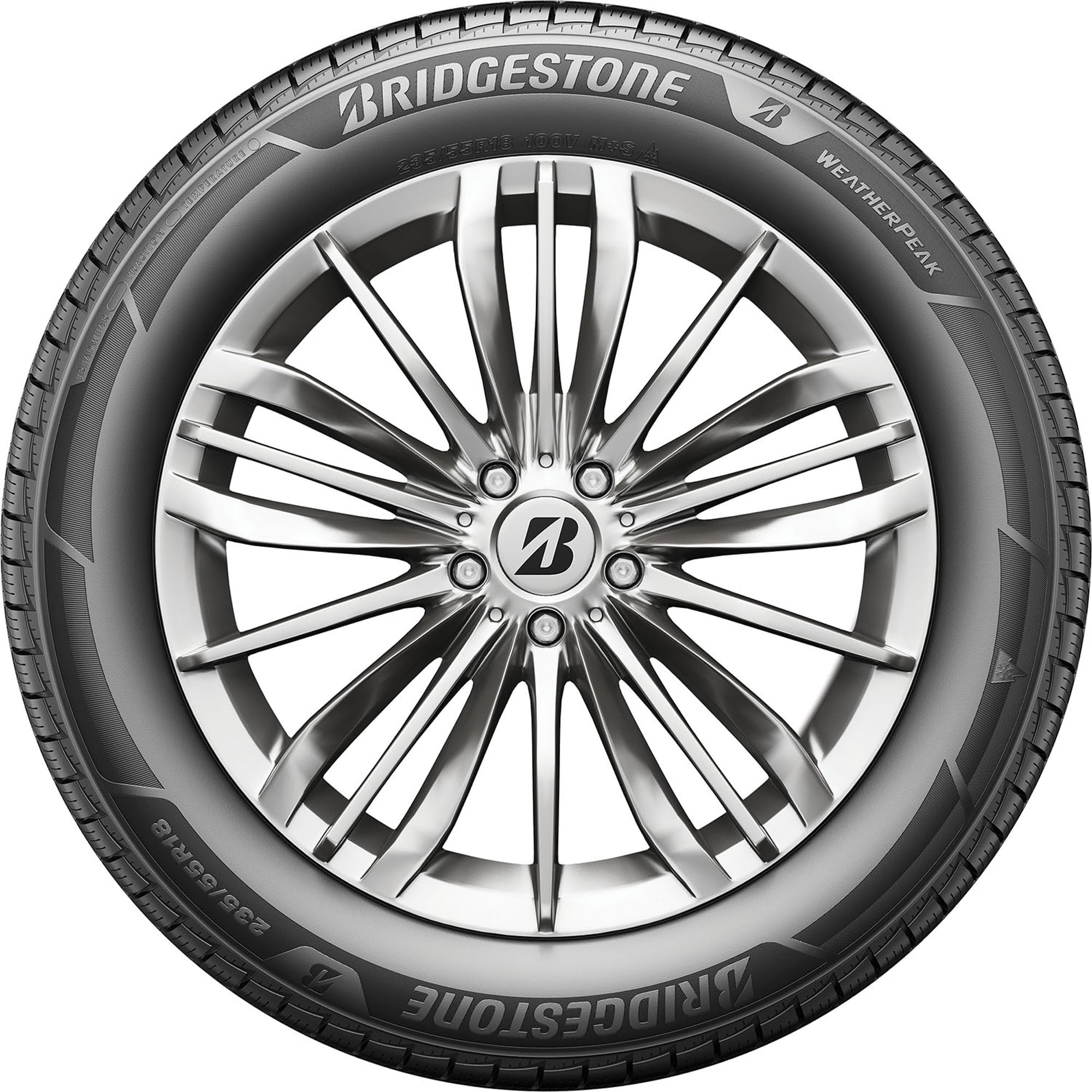 Bridgestone Weatherpeak All Weather 235/55R18 100V Passenger Tire Bridgestone