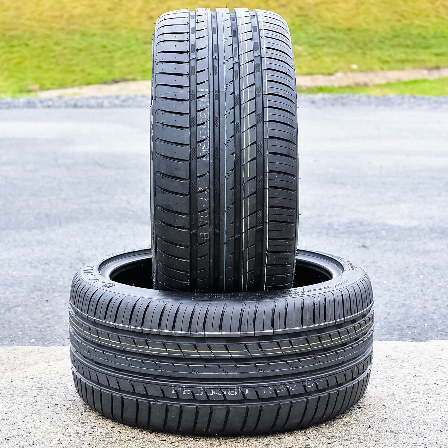 Pair of 2 (TWO) Cosmo MuchoMacho 255/35ZR18 255/35R18 94Y XL A/S High Performance Tires Fits: 2011 BMW 328i Base, 2016-19 Cadillac ATS V Cosmo