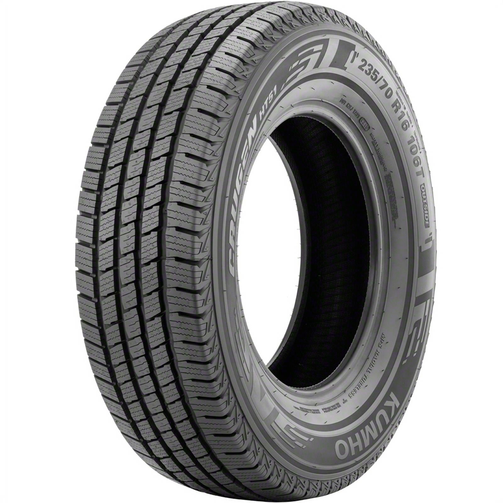 Set of 4 Kumho Crugen HT51 P235/70R17 108T XL Tires Fits: 2004-11 Ford F-150 XLT, 2013-14 Ford F-150 XLT Kumho Tire