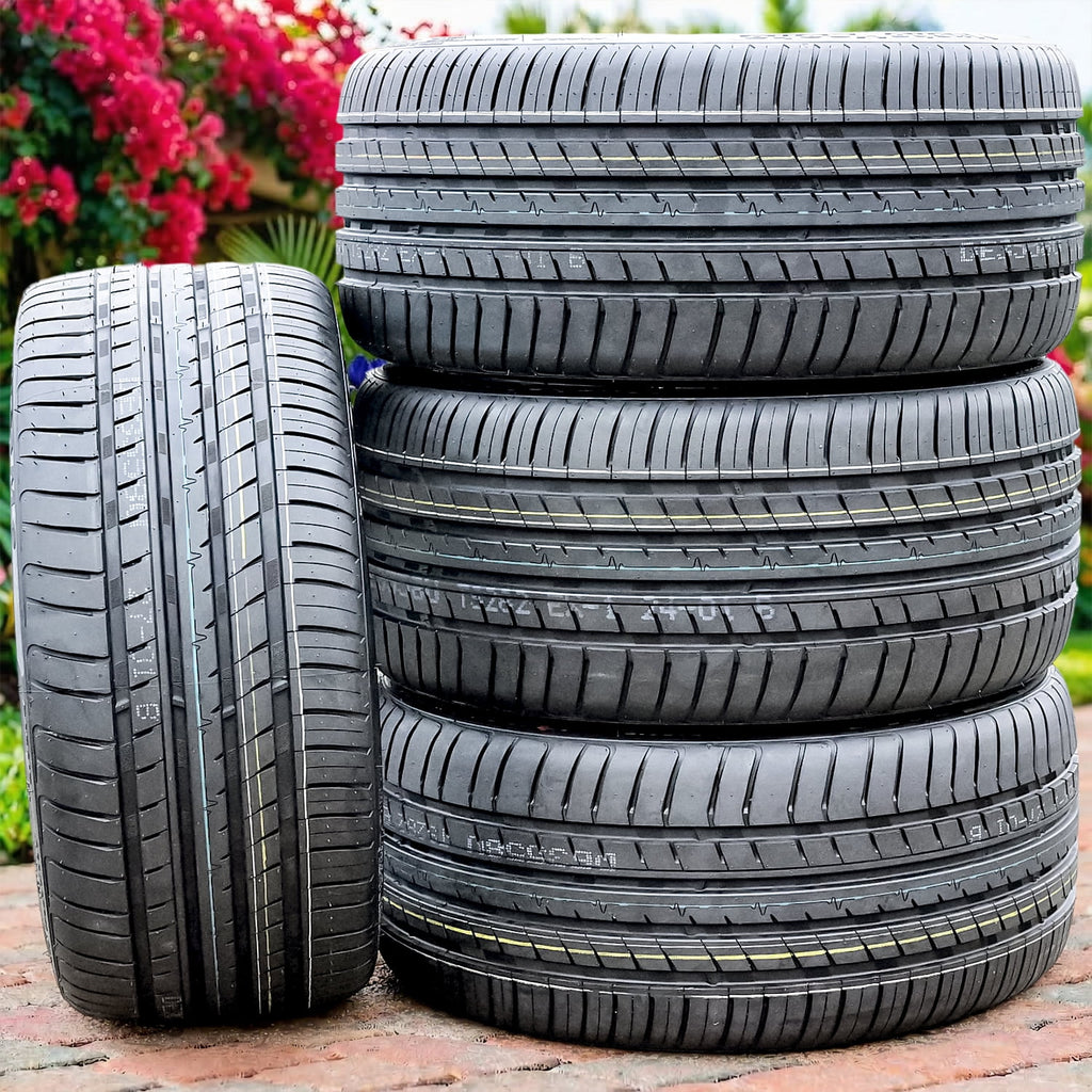 Pair of 2 (TWO) Cosmo MuchoMacho 255/35ZR18 255/35R18 94Y XL A/S High Performance Tires Fits: 2011 BMW 328i Base, 2016-19 Cadillac ATS V Cosmo