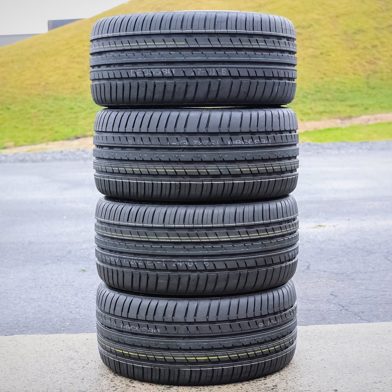 Pair of 2 (TWO) Cosmo MuchoMacho 255/35ZR18 255/35R18 94Y XL A/S High Performance Tires Fits: 2011 BMW 328i Base, 2016-19 Cadillac ATS V Cosmo