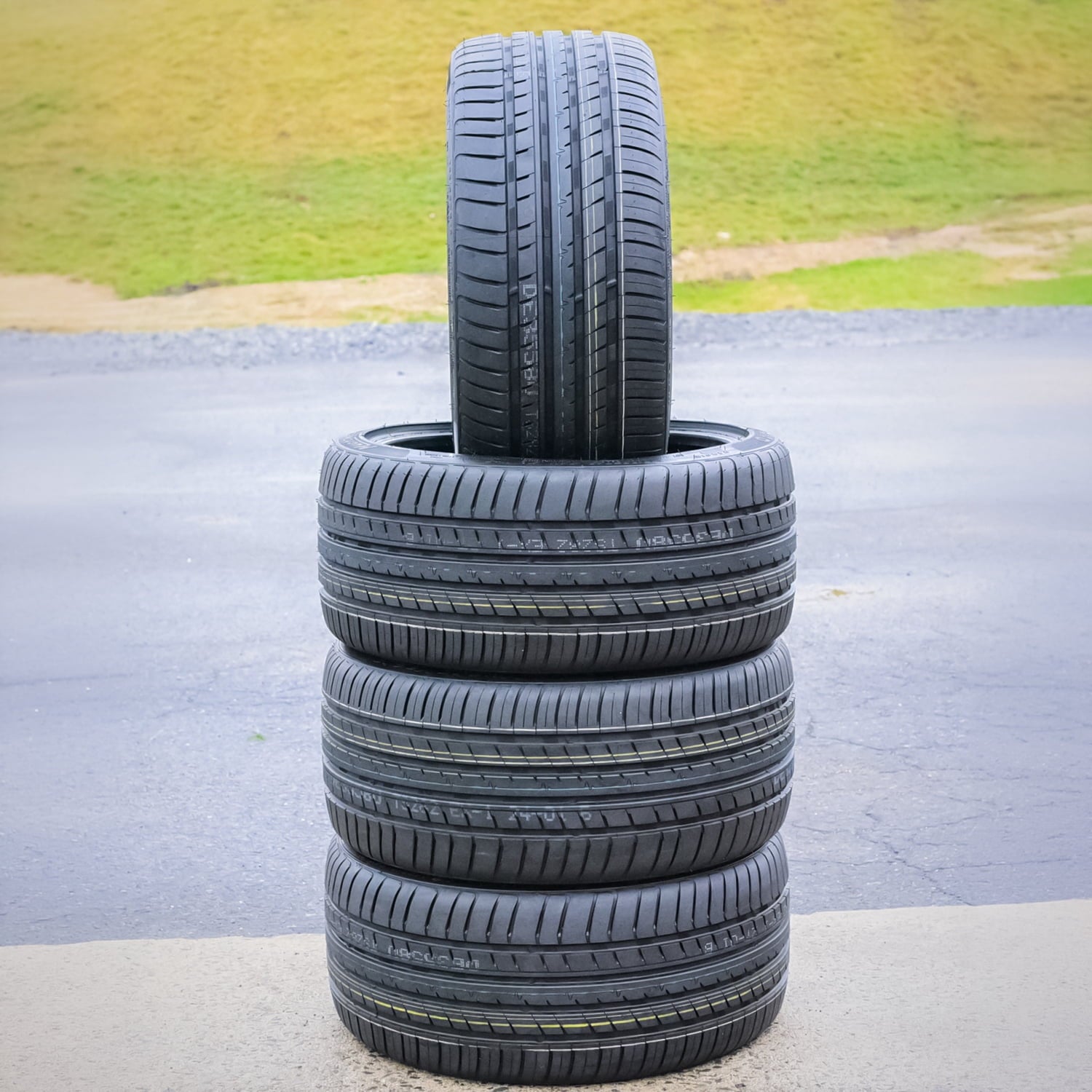 Pair of 2 (TWO) Cosmo MuchoMacho 255/35ZR18 255/35R18 94Y XL A/S High Performance Tires Fits: 2011 BMW 328i Base, 2016-19 Cadillac ATS V Cosmo