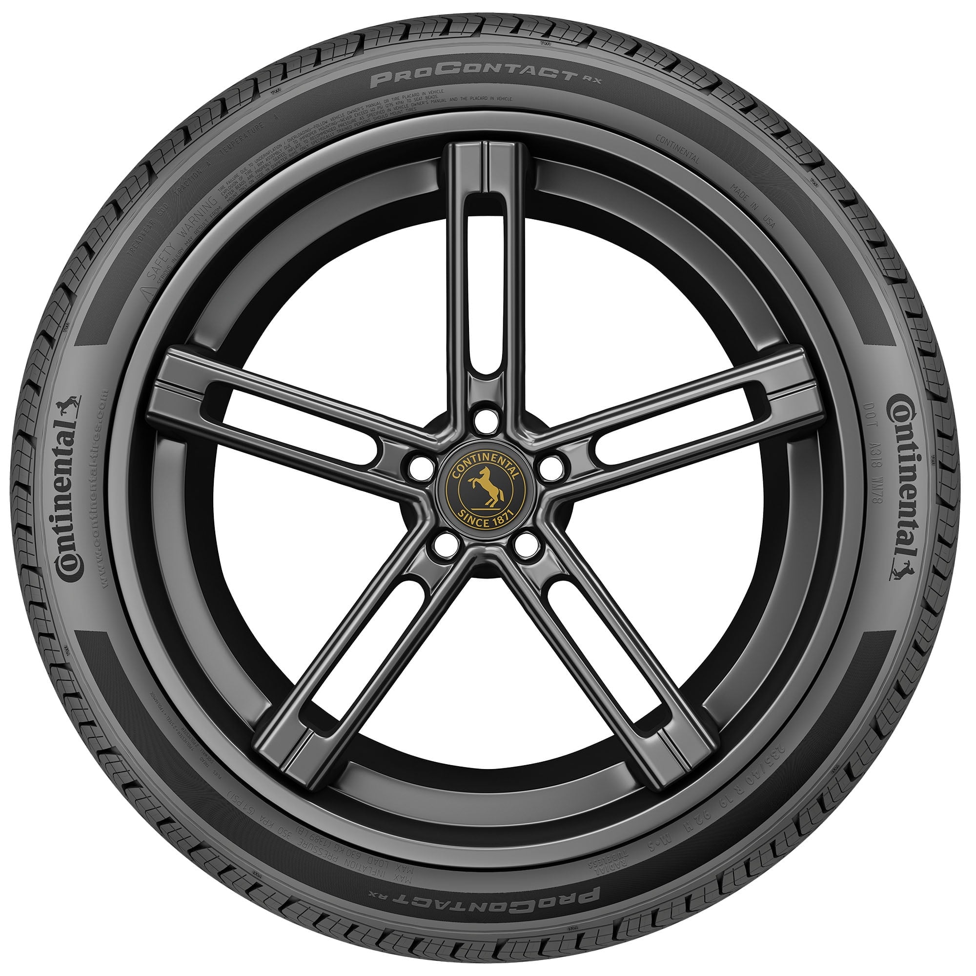Continental ProContact RX All Season 245/40R19 94W Passenger Tire Continental