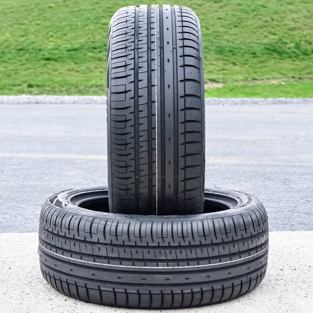 Pair of 2 Accelera Phi-R 215/50ZR18 215/50R18 97W XL High Performance a/s All Season Tires Accelera